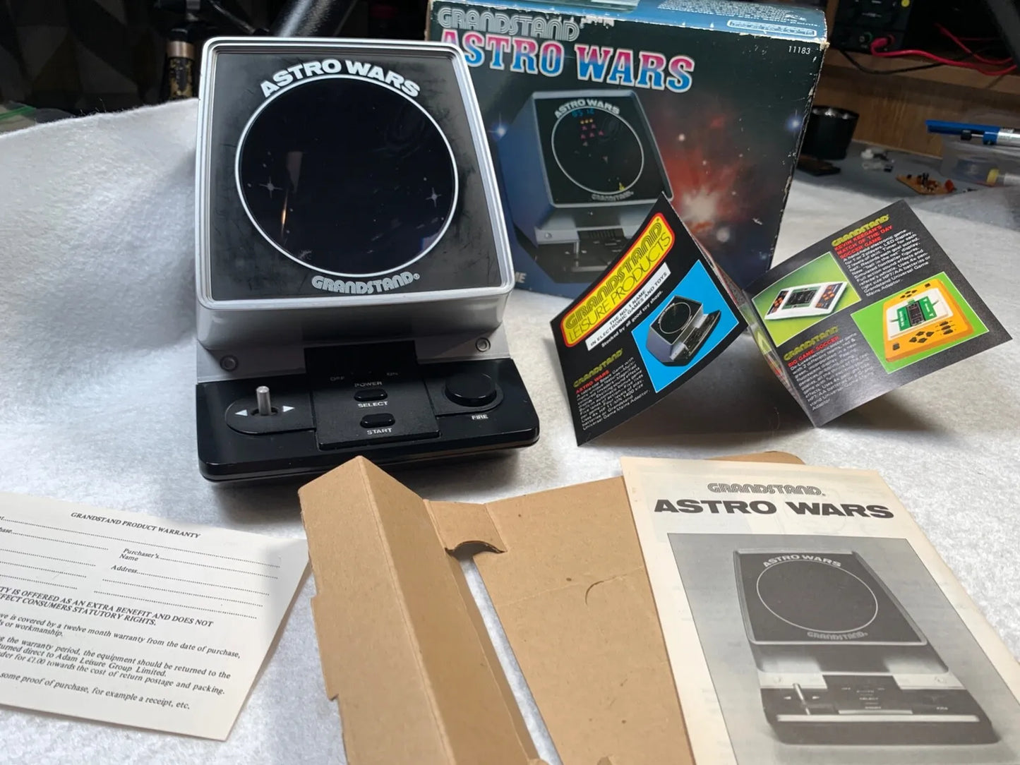 Astro Wars Grandstand Handheld Game with Box & Instructions