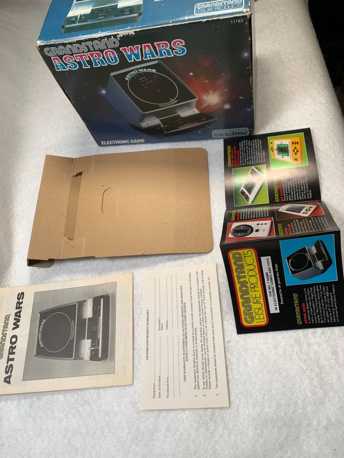Astro Wars Grandstand Handheld Game with Box & Instructions