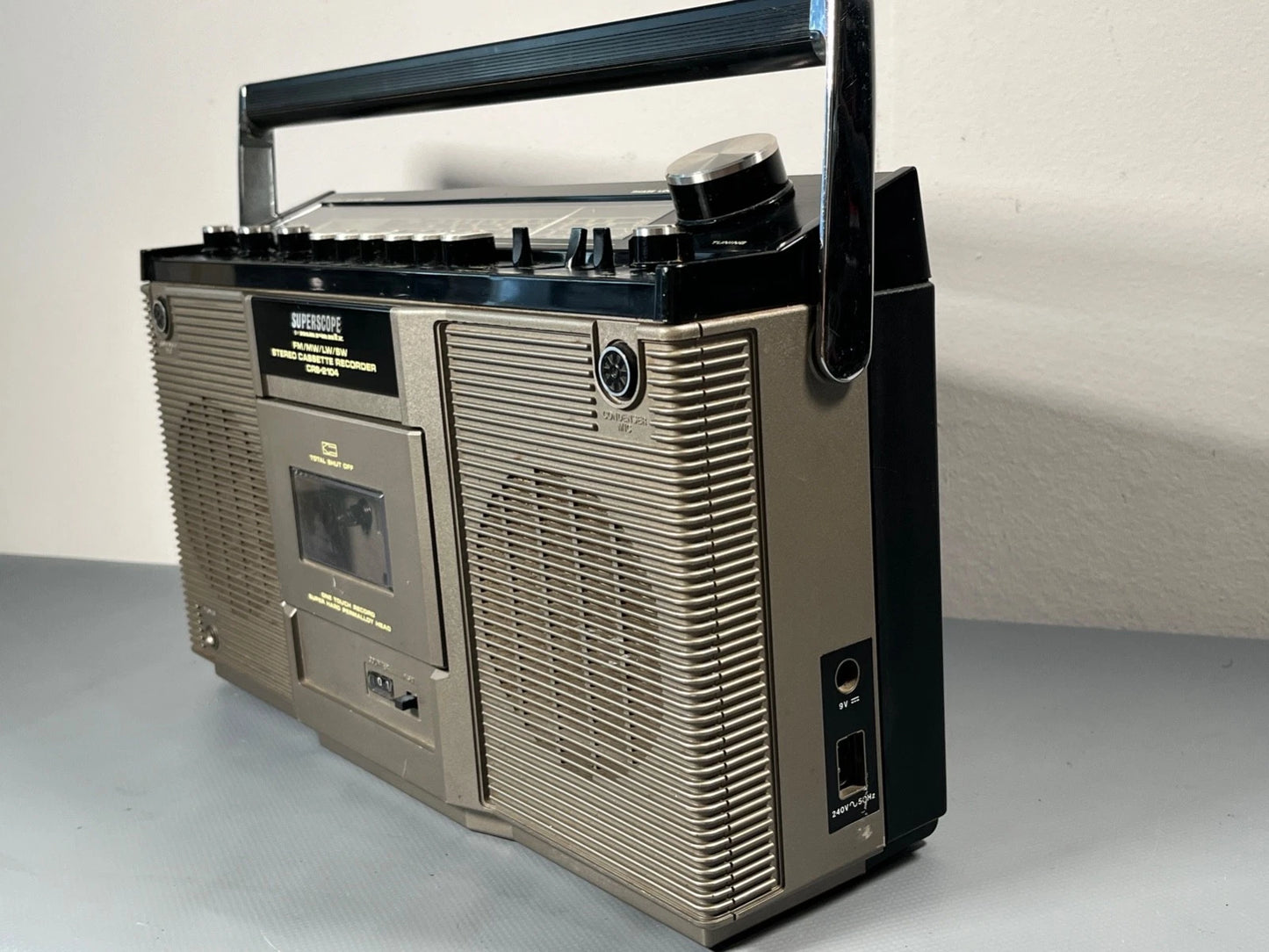 Marantz CRS-2104 Boombox Radio Cassette Superscope