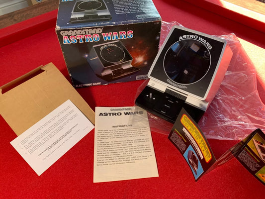 Astro Wars Grandstand Tabletop VFD Game Boxed with Instructions