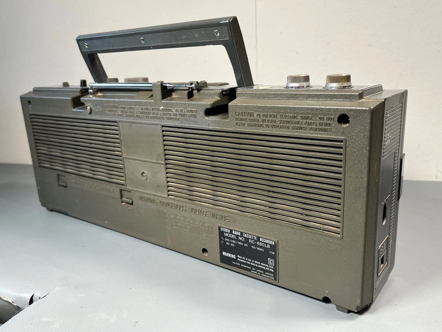 JVC RC-660 Boombox Radio Cassette