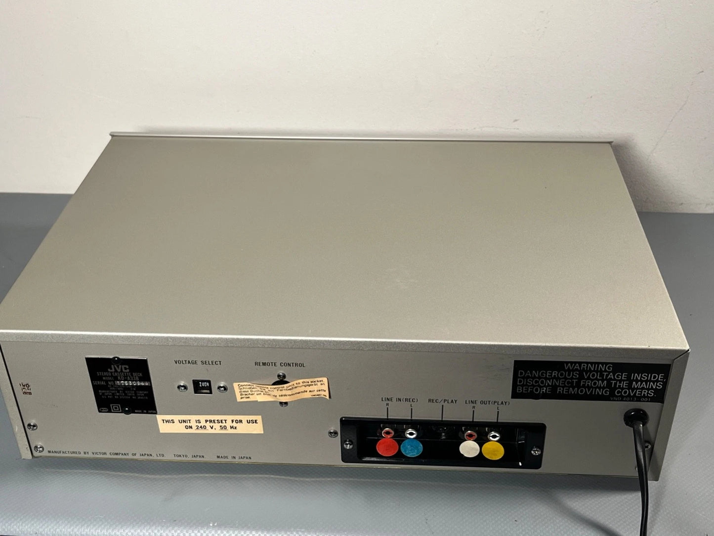 JVC KD-A33 Cassette Recorder