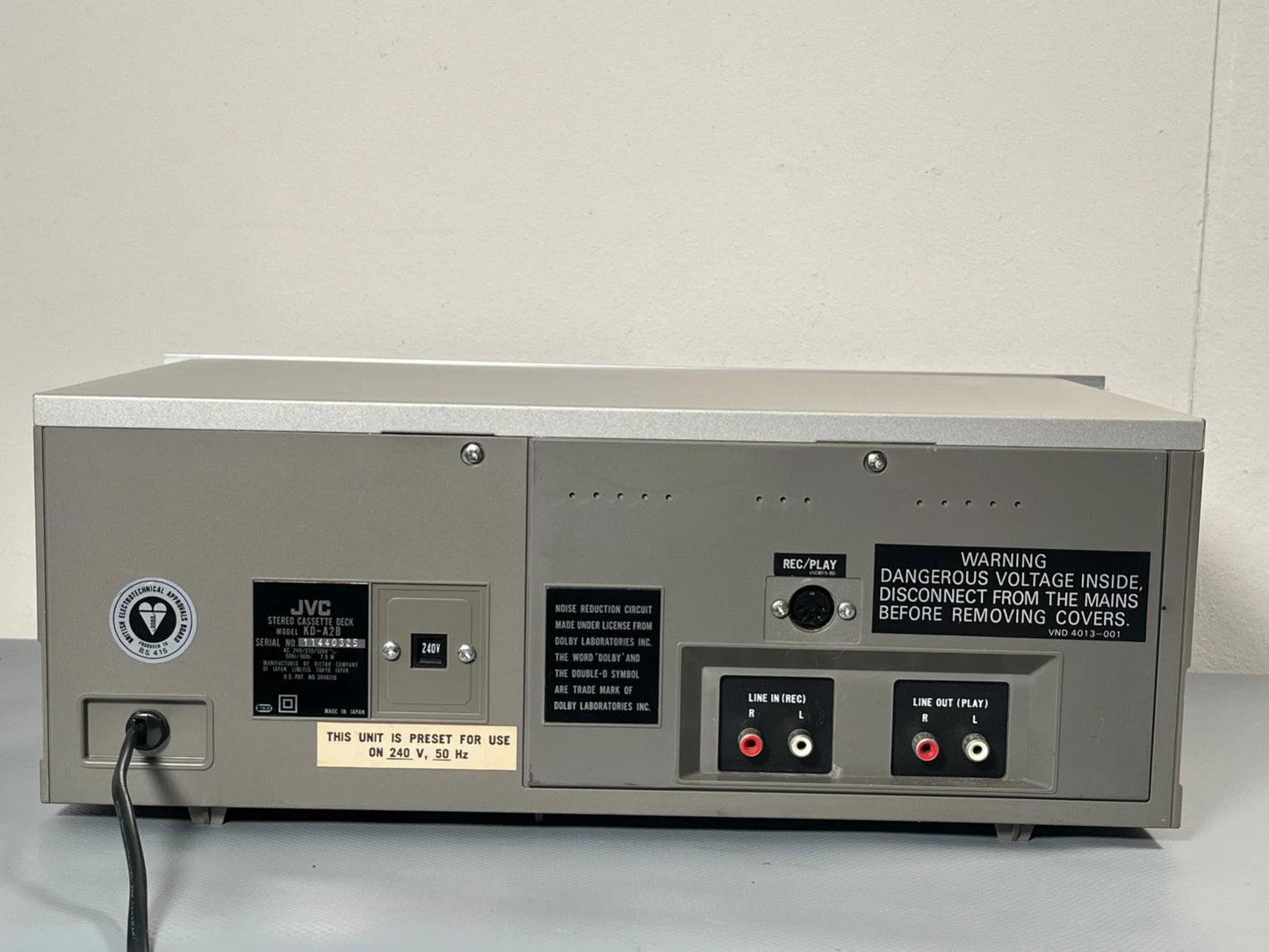JVC KD-A2 Cassette Deck