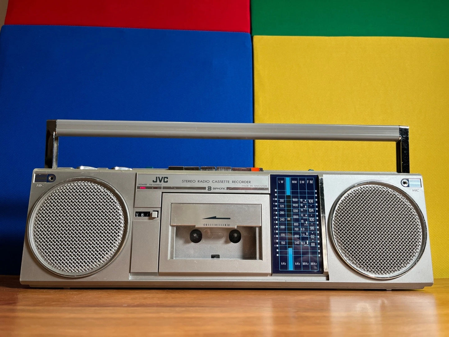 JVC RC-S40LB Boombox, Radio Cassette Recorder