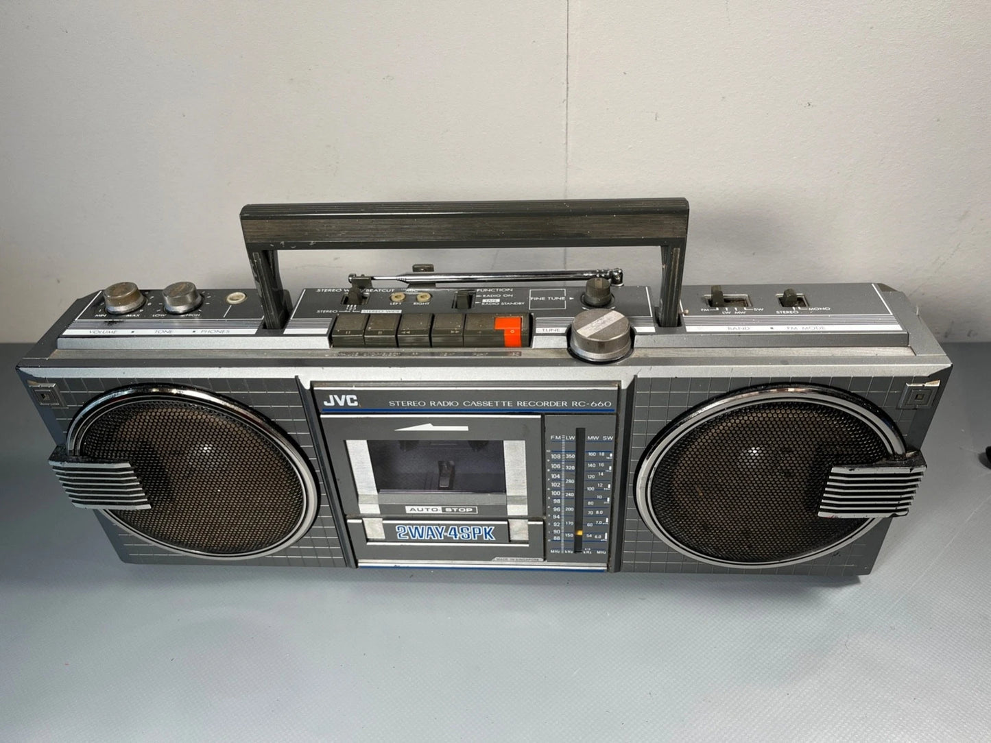 JVC RC-660 Boombox Radio Cassette