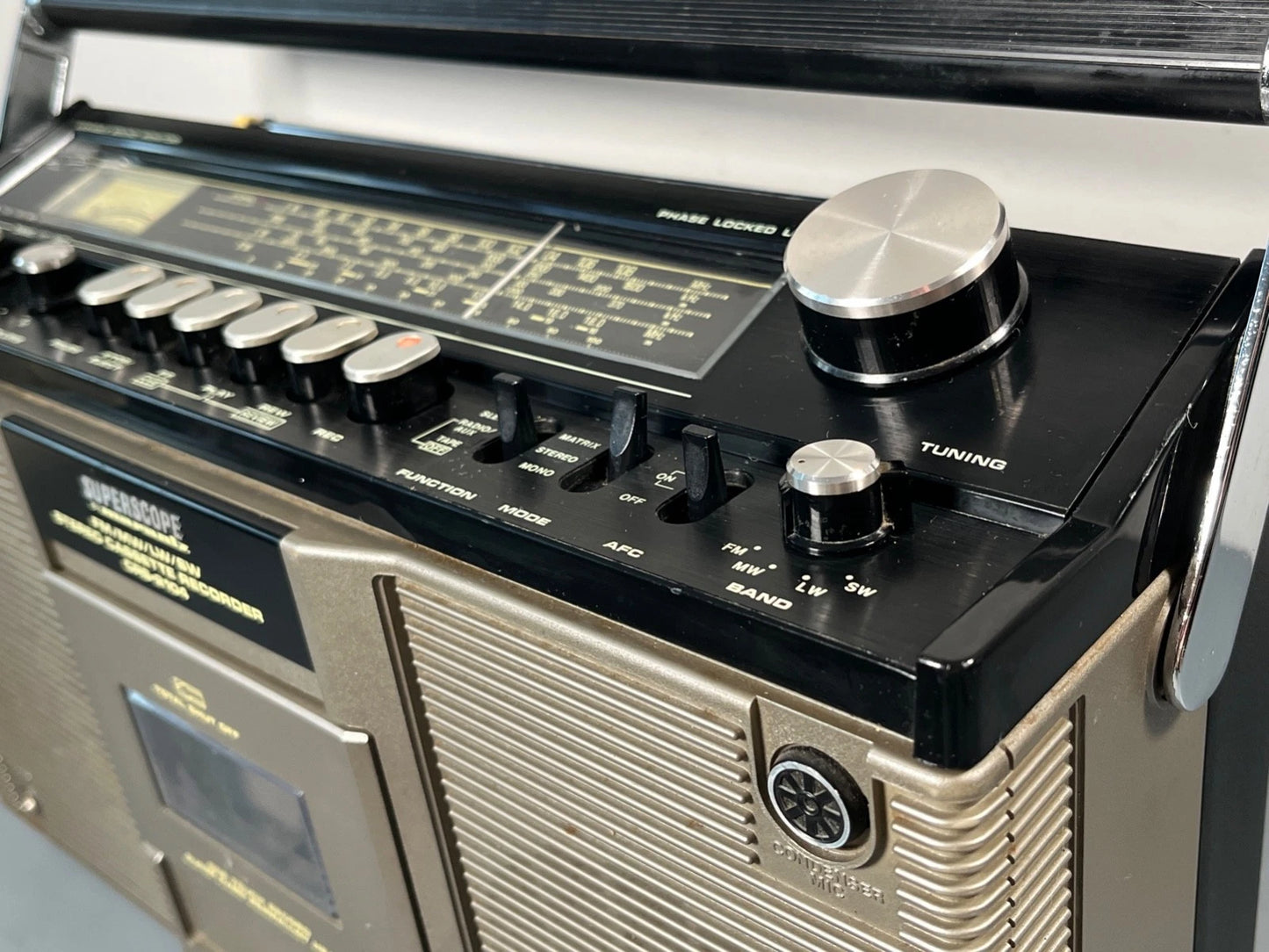 Marantz CRS-2104 Boombox Radio Cassette Superscope