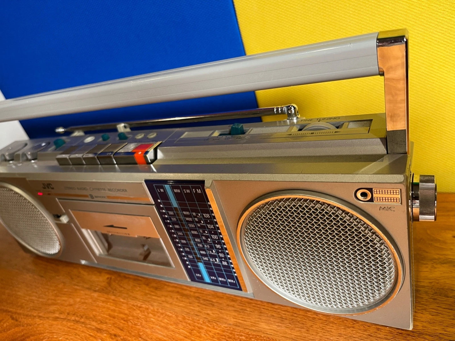 JVC RC-S40LB Boombox, Radio Cassette Recorder