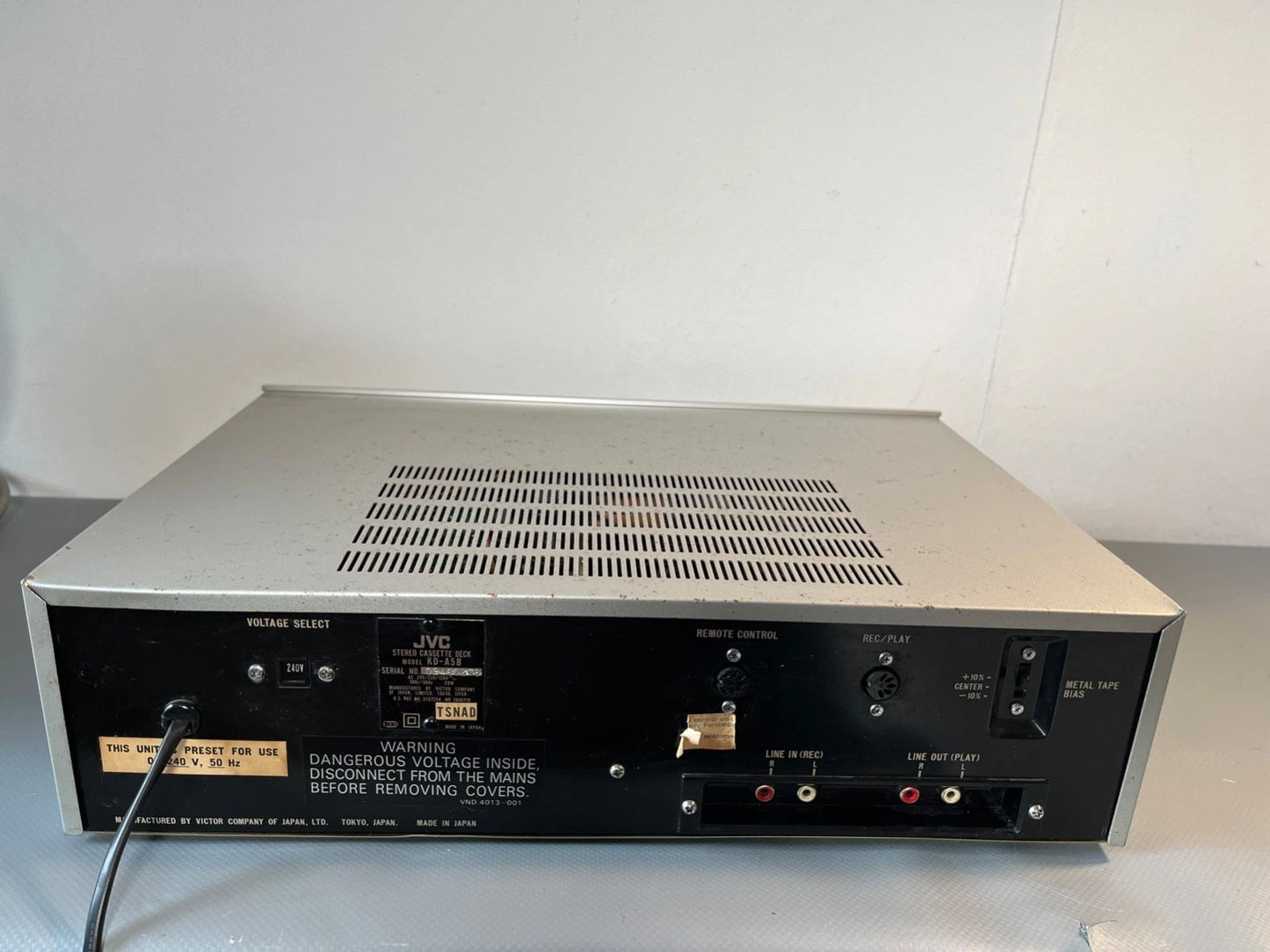 JVC KD-A5 Cassette Recorder