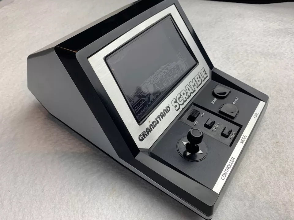 Scramble Grandstand Tabletop VFD Electronic Game with Box & Instructions etc.