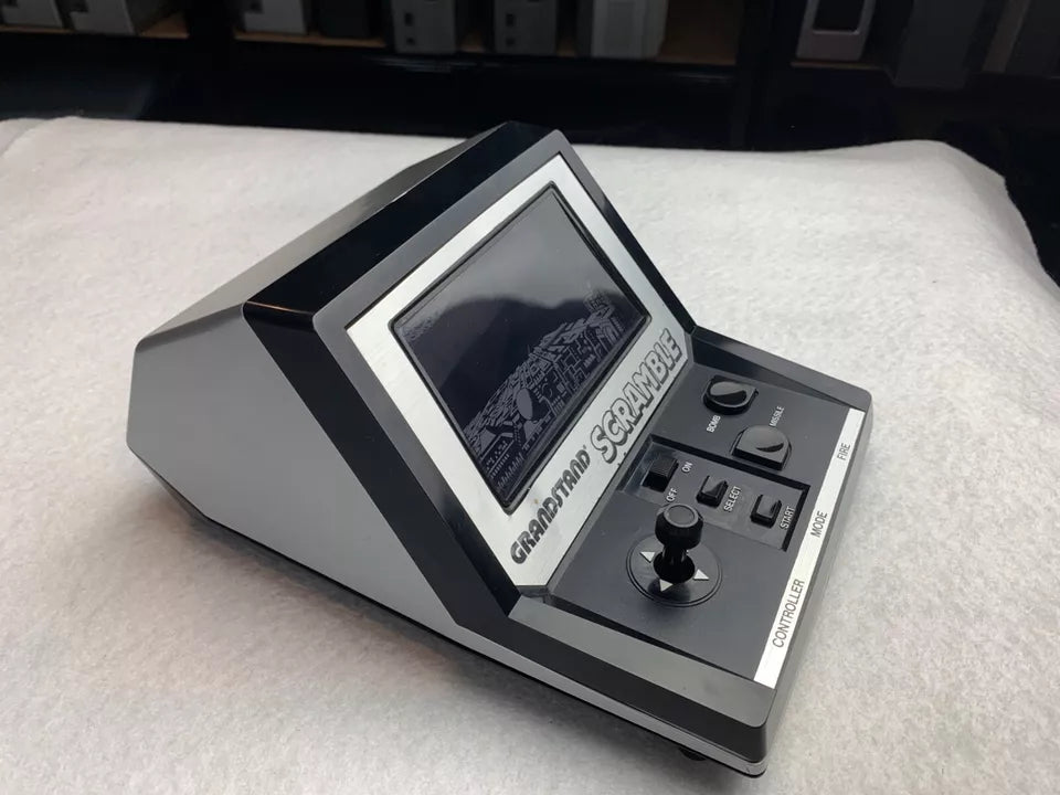 Scramble Grandstand Tabletop VFD Electronic Game with Box & Instructions etc.