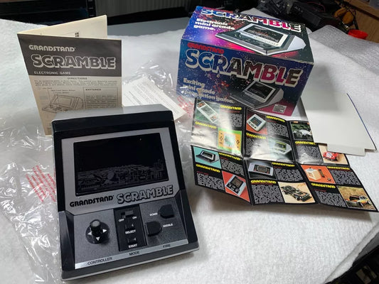 Scramble Grandstand Tabletop VFD Electronic Game with Box & Instructions