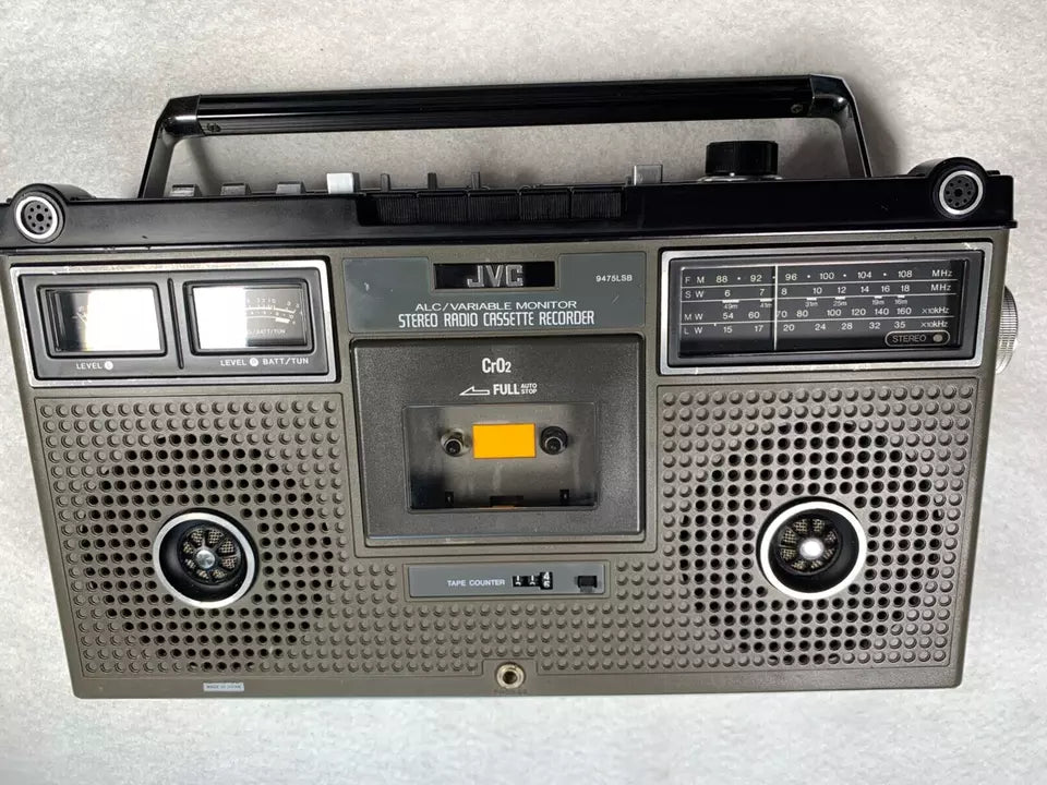 JVC 9475LSB Boombox Radio Cassette