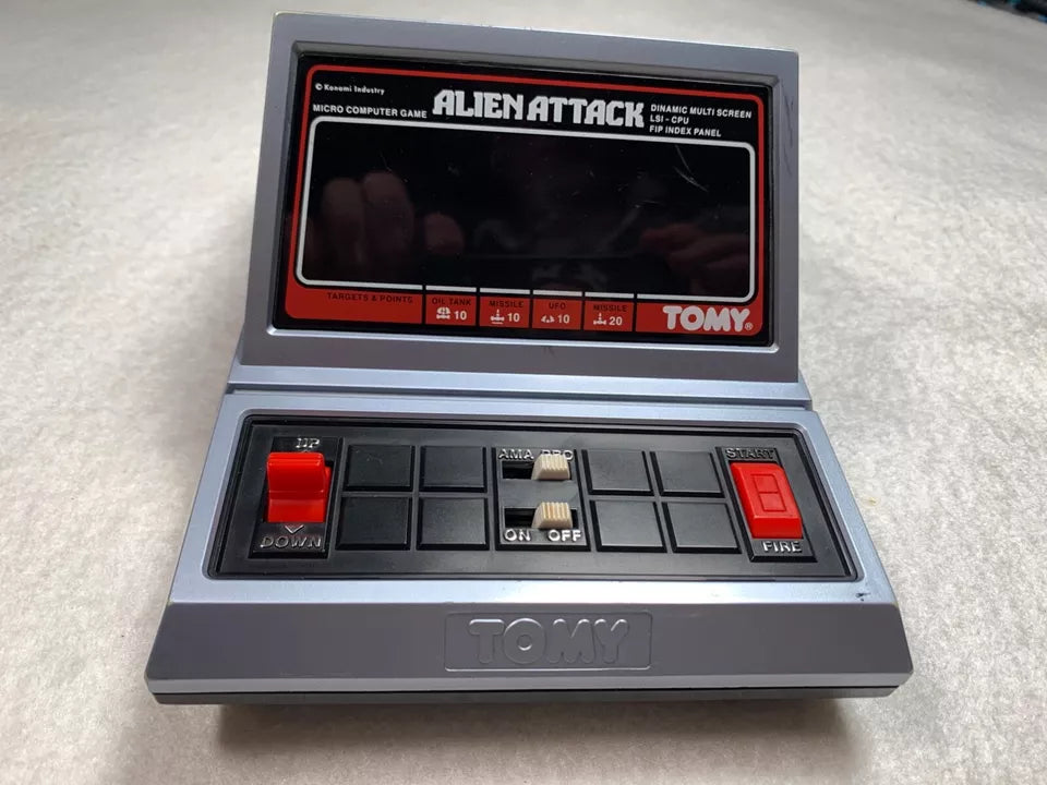 Alien Attack Tomy Tabletop VFD Game