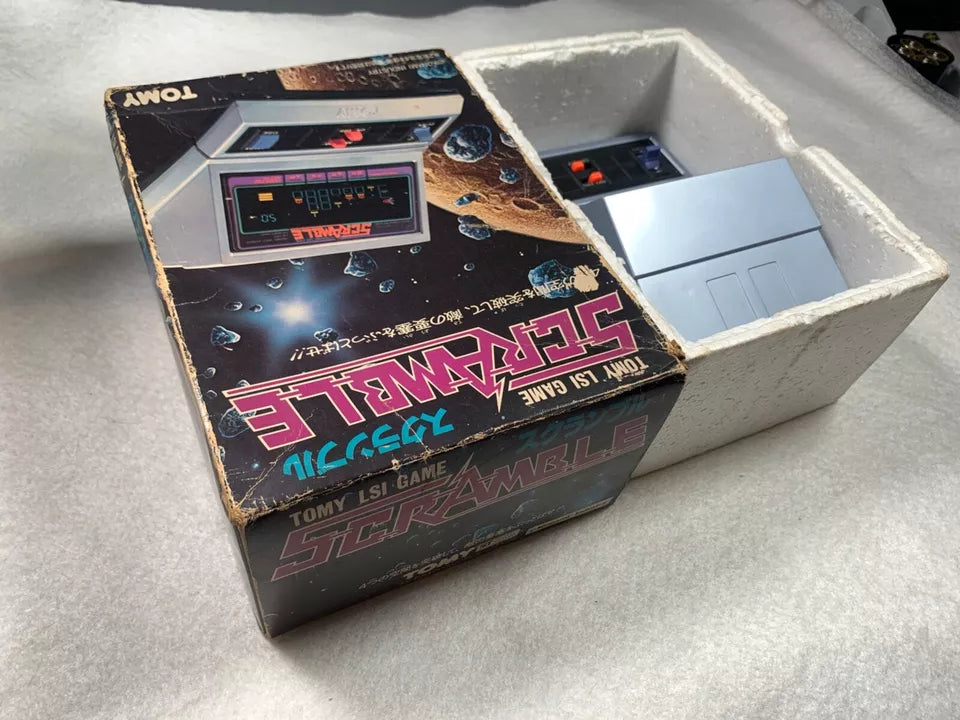 Scramble Tomy LSI Tabletop VFD Game Rare Japanese Box