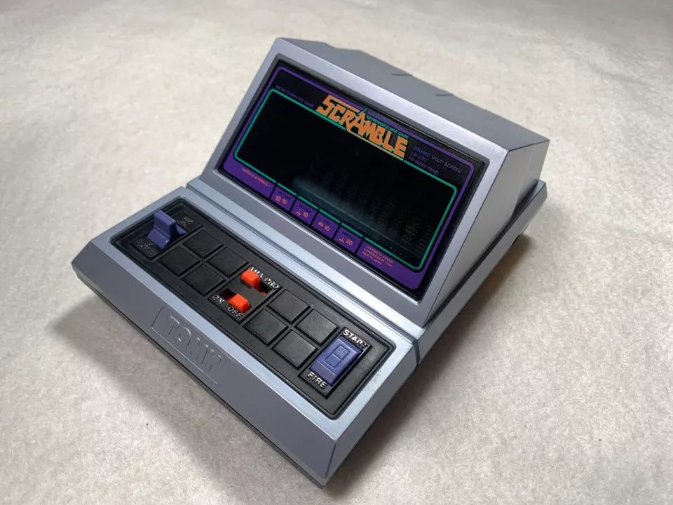 Scramble Tomy LSI Tabletop VFD Game Rare Japanese Box