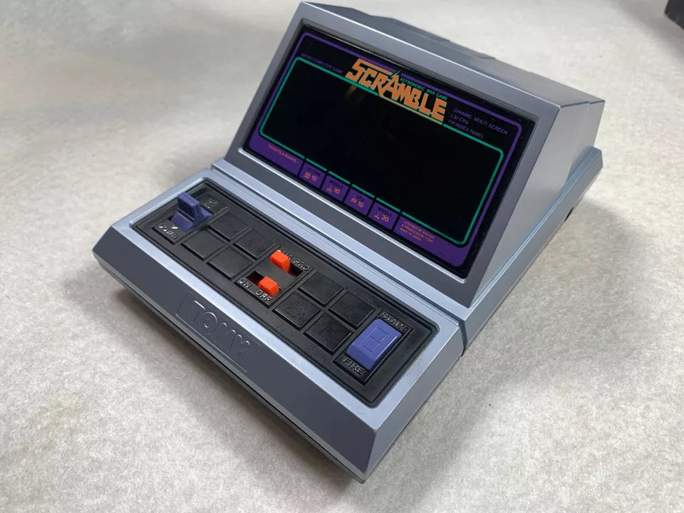 Scramble Tomy LSI Tabletop VFD Game Rare Japanese Box