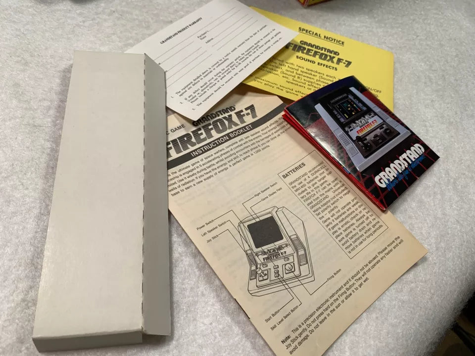 Firefox F-7 Grandstand Tabletop VFD Game Boxed with Instructions