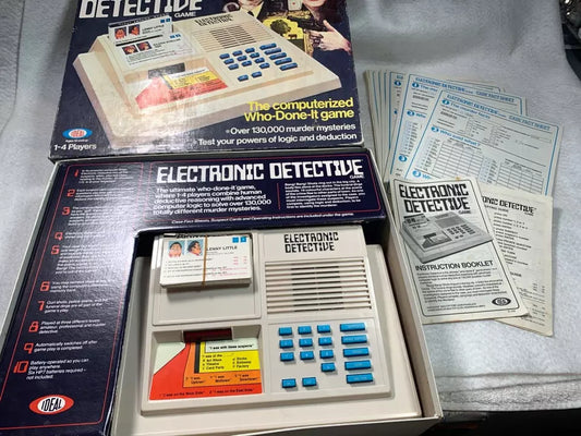 Electronic Detective Electronic Game. Complete Ideal Games