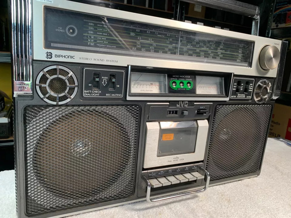 JVC RC-838 Boombox Radio Cassette