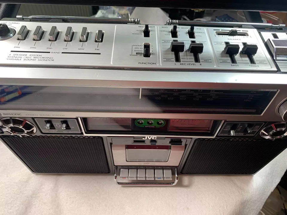 JVC RC-838 Boombox Radio Cassette