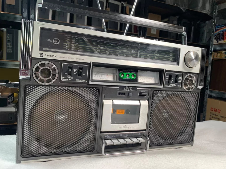 JVC RC-838 Boombox Radio Cassette