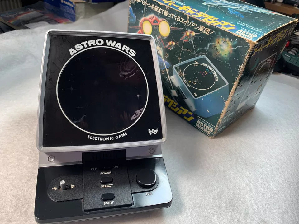 Astro Wars Grandstand Epoch Tabletop VFD Game Rare Japanese Box