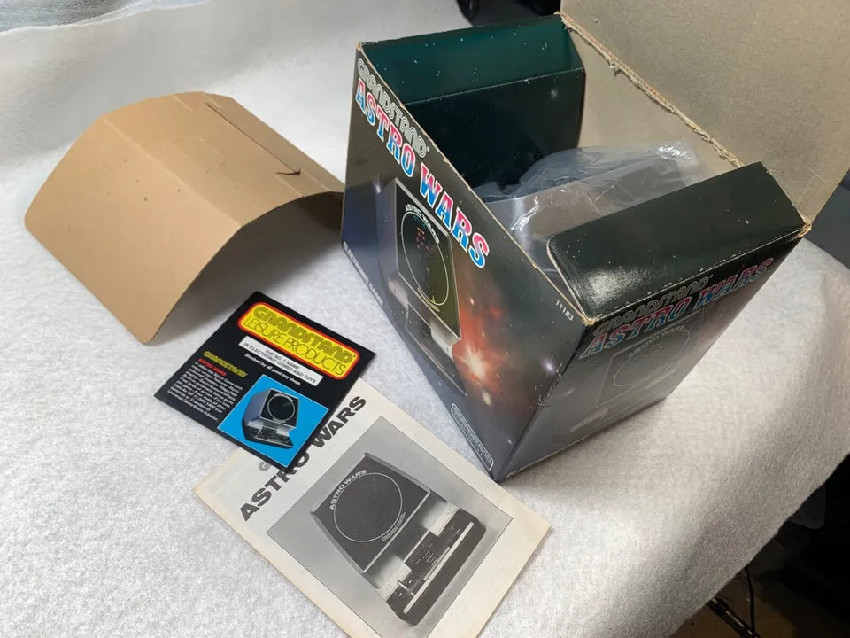 Astro Wars Grandstand Tabletop VFD Game Boxed with Instructions