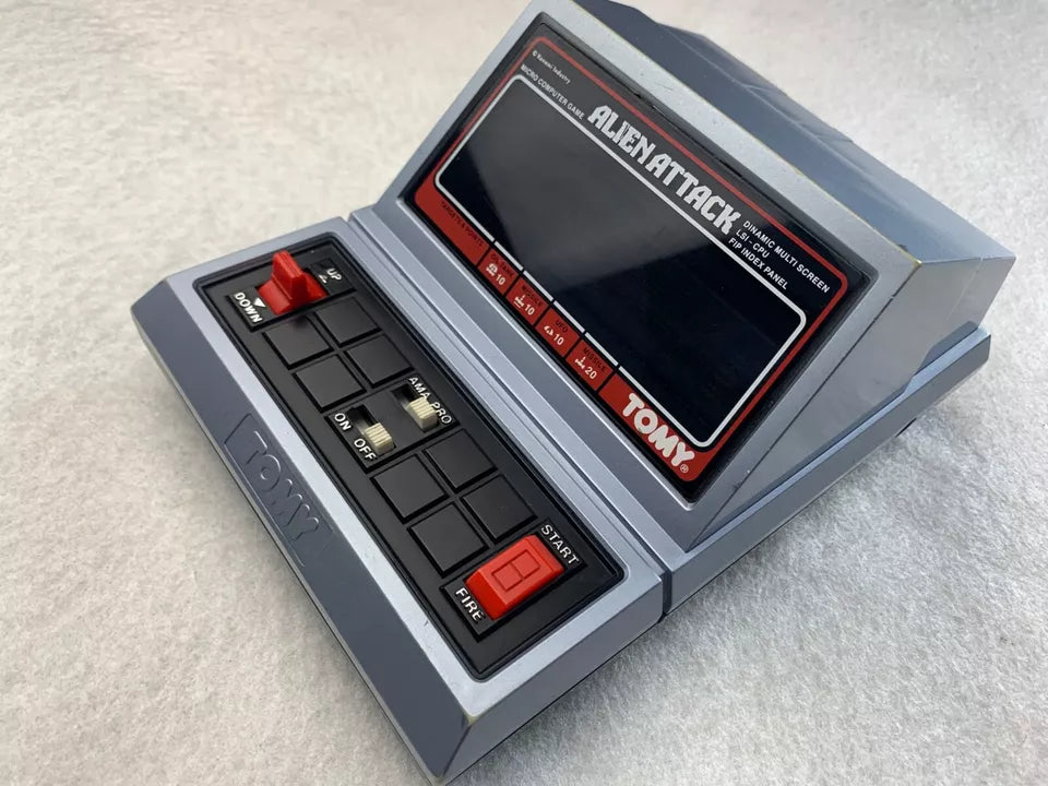 Alien Attack Tomy VFD Handheld Electronic Game