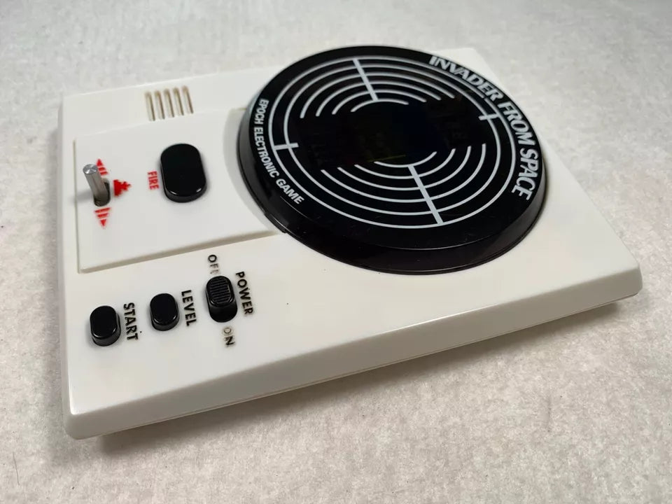 Invader From Space Grandstand VFD Handheld Electronic Game and Instructions