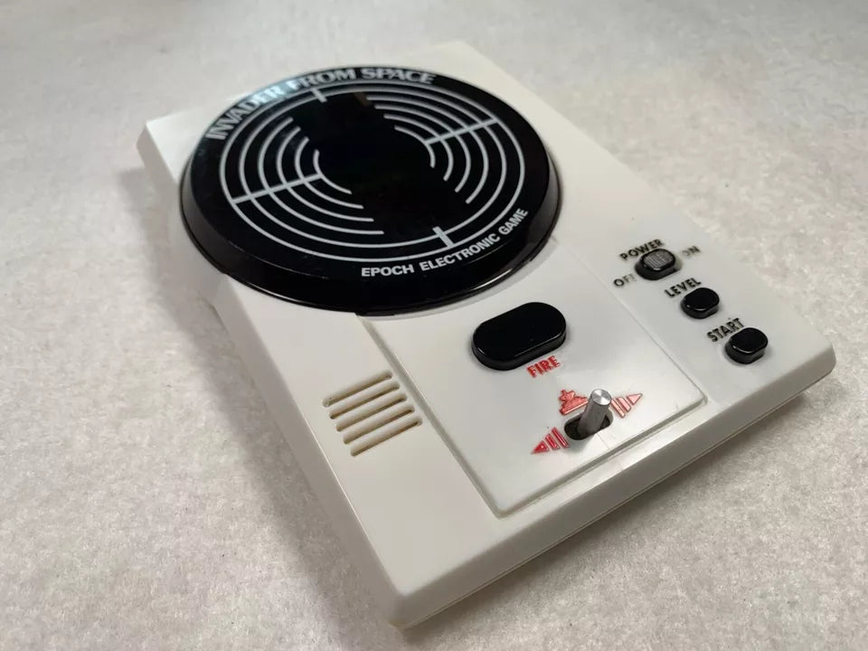 Invader From Space Grandstand VFD Handheld Electronic Game and Instructions