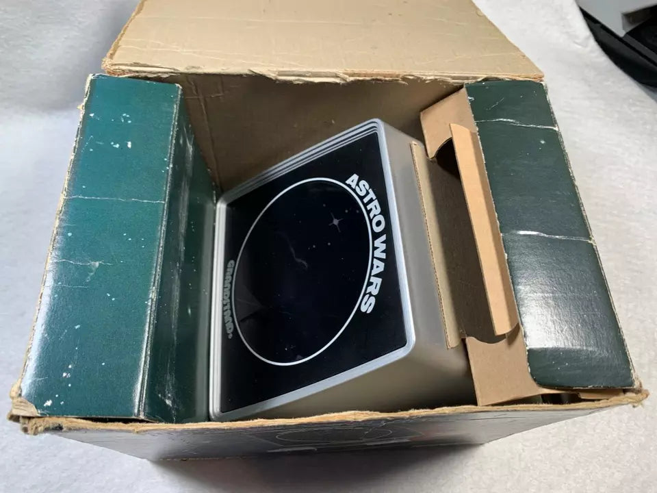 Astro Wars Grandstand Tabletop VFD Game Boxed with Instructions