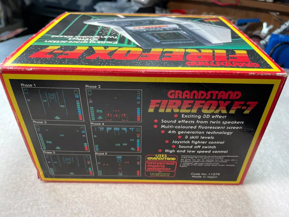 Firefox F-7 Grandstand Tabletop VFD Game Boxed with Instructions