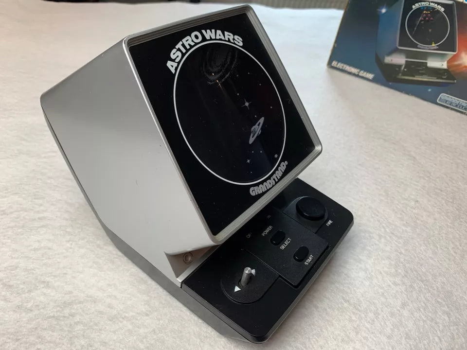 Astro Wars Grandstand Tabletop VFD Game Boxed with Instructions