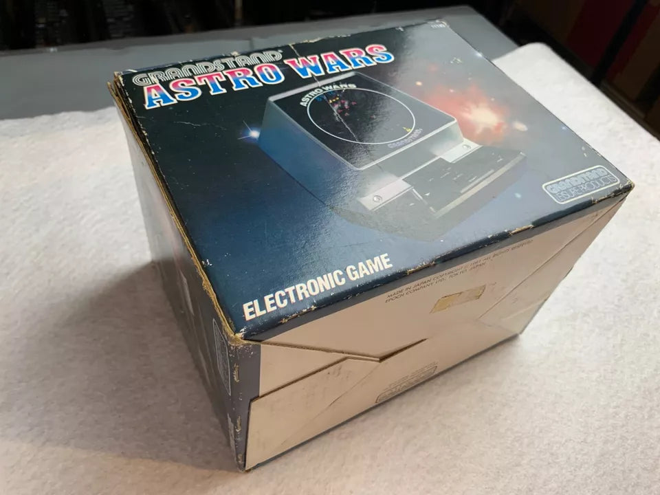 Astro Wars Grandstand Tabletop VFD Game Boxed with Instructions