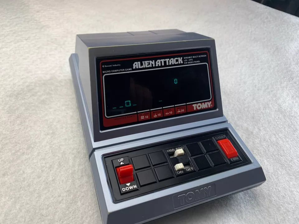 Alien Attack Tomy VFD Handheld Electronic Game