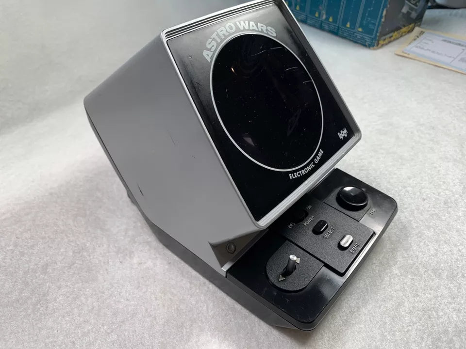 Astro Wars Grandstand Epoch Tabletop VFD Game Rare Japanese Box with Instructions