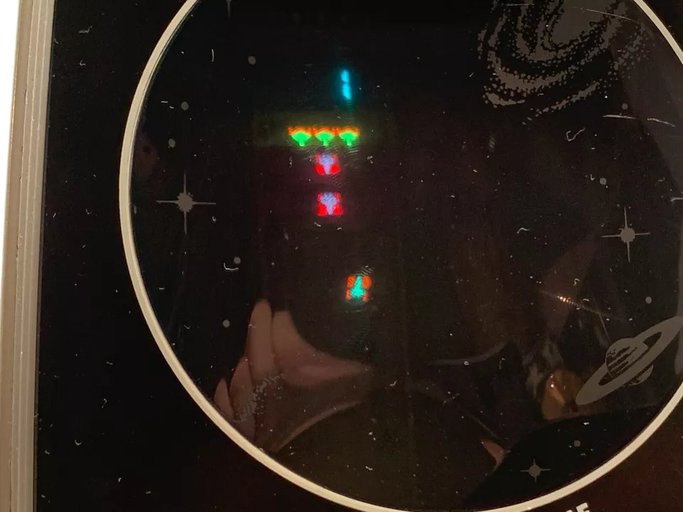 Astro Wars Grandstand Epoch Tabletop VFD Game Rare Japanese Box with Instructions