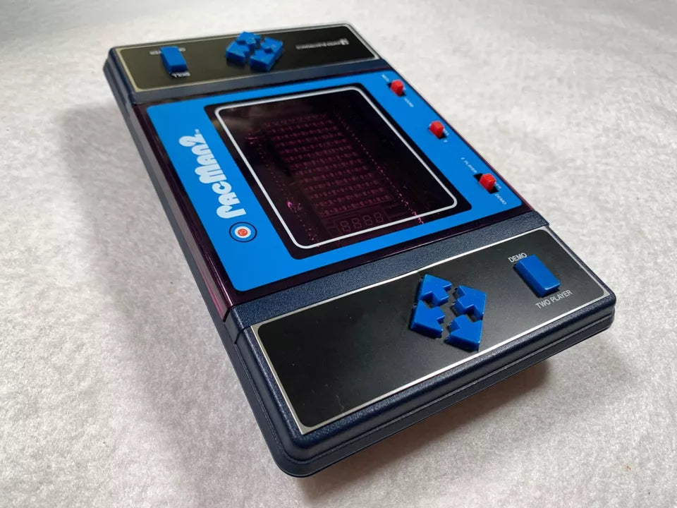 Pacman 2 Entex VFD Handheld Electronic Game Boxed with Instructions