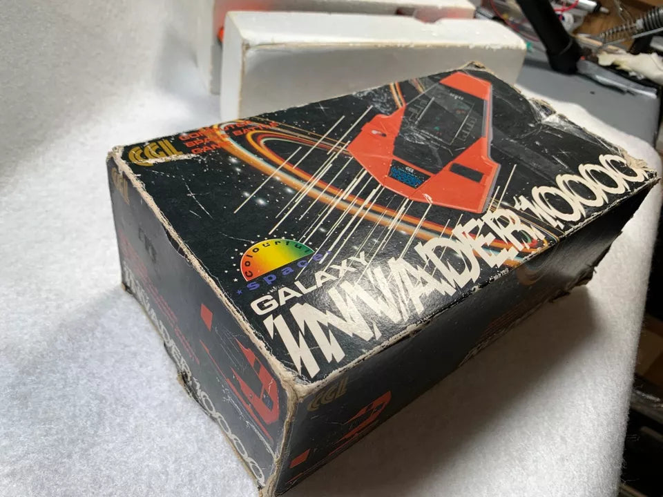 Galaxy Invader 10000 CGL VFD Handheld Electronic Game Boxed